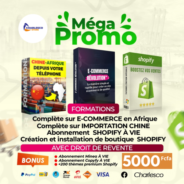 MEGA PROMO PACK E-COMMERCE AFRIQUE